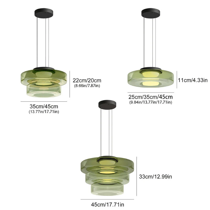 Scandinavian Glass Pendant - Image 13