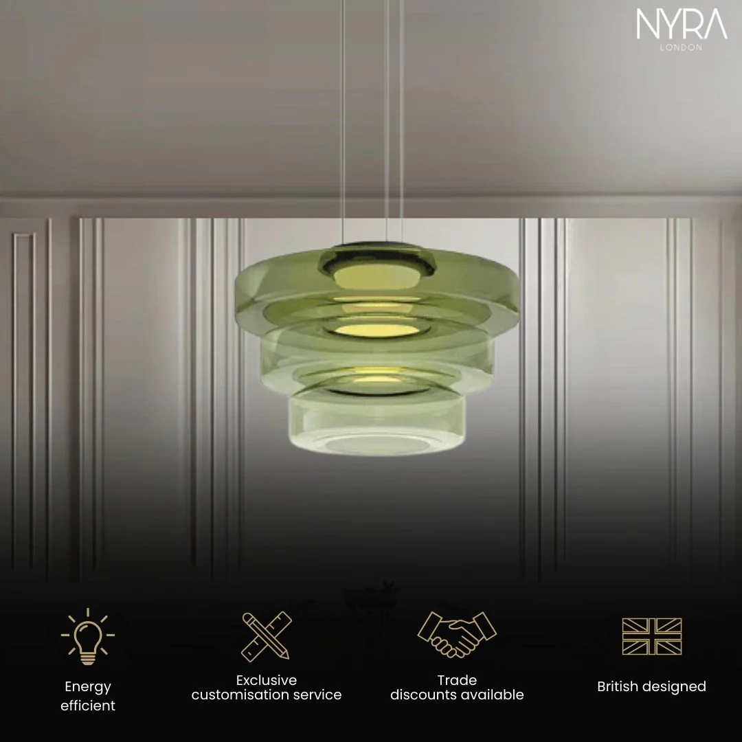 Scandinavian Glass Pendant - Image 4