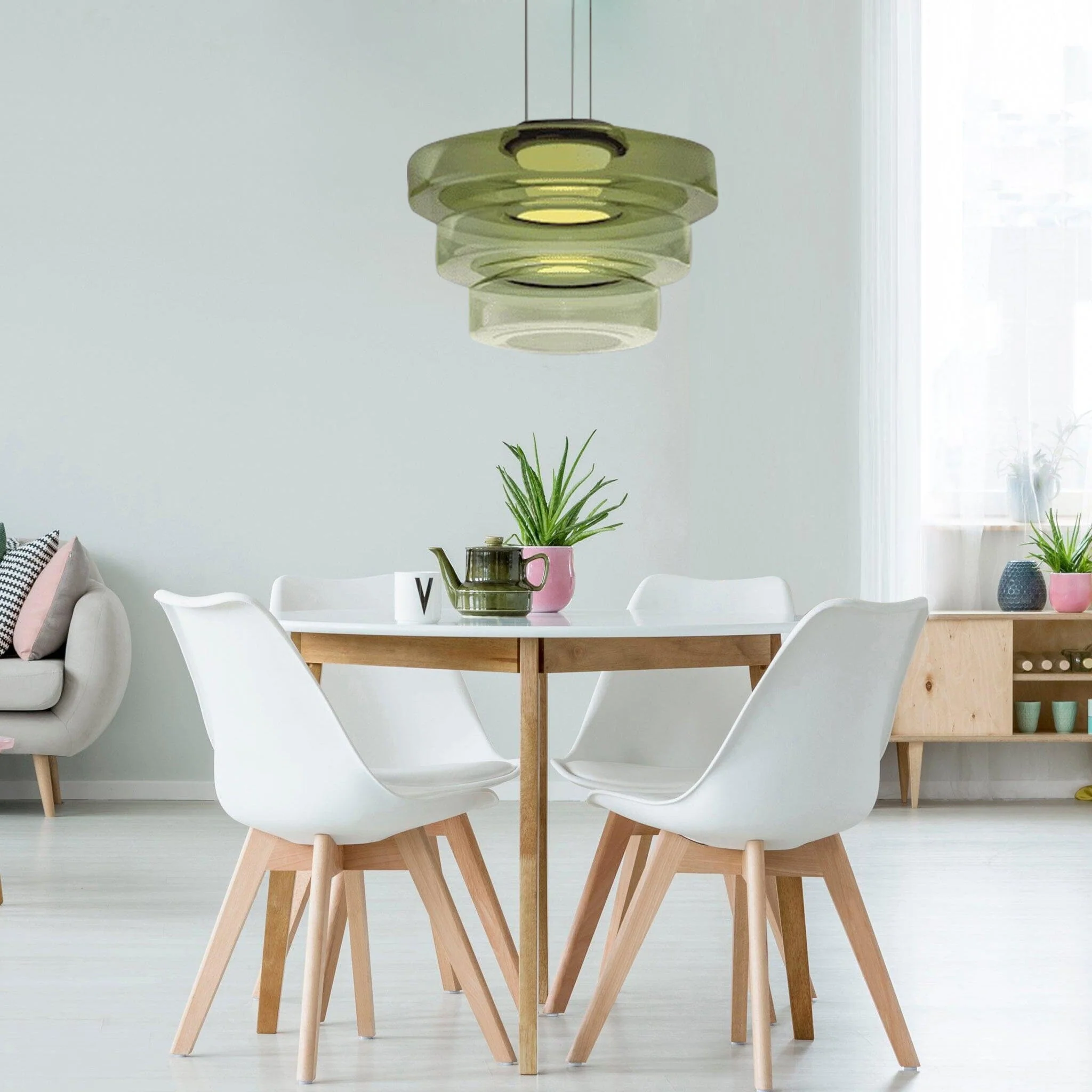 Scandinavian Glass Pendant - Image 9