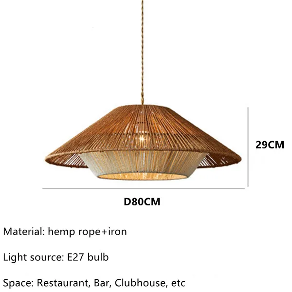 Selina Rattan Wabi Sabi Pendant Lights - Image 16