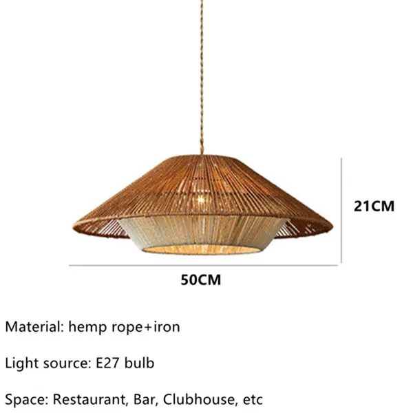Selina Rattan Wabi Sabi Pendant Lights - Image 17