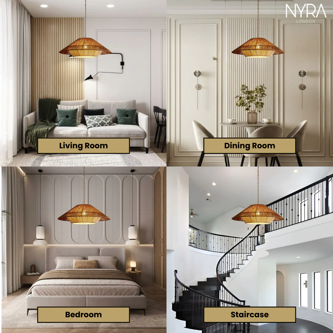 Selina Rattan Wabi Sabi Pendant Lights - Image 7