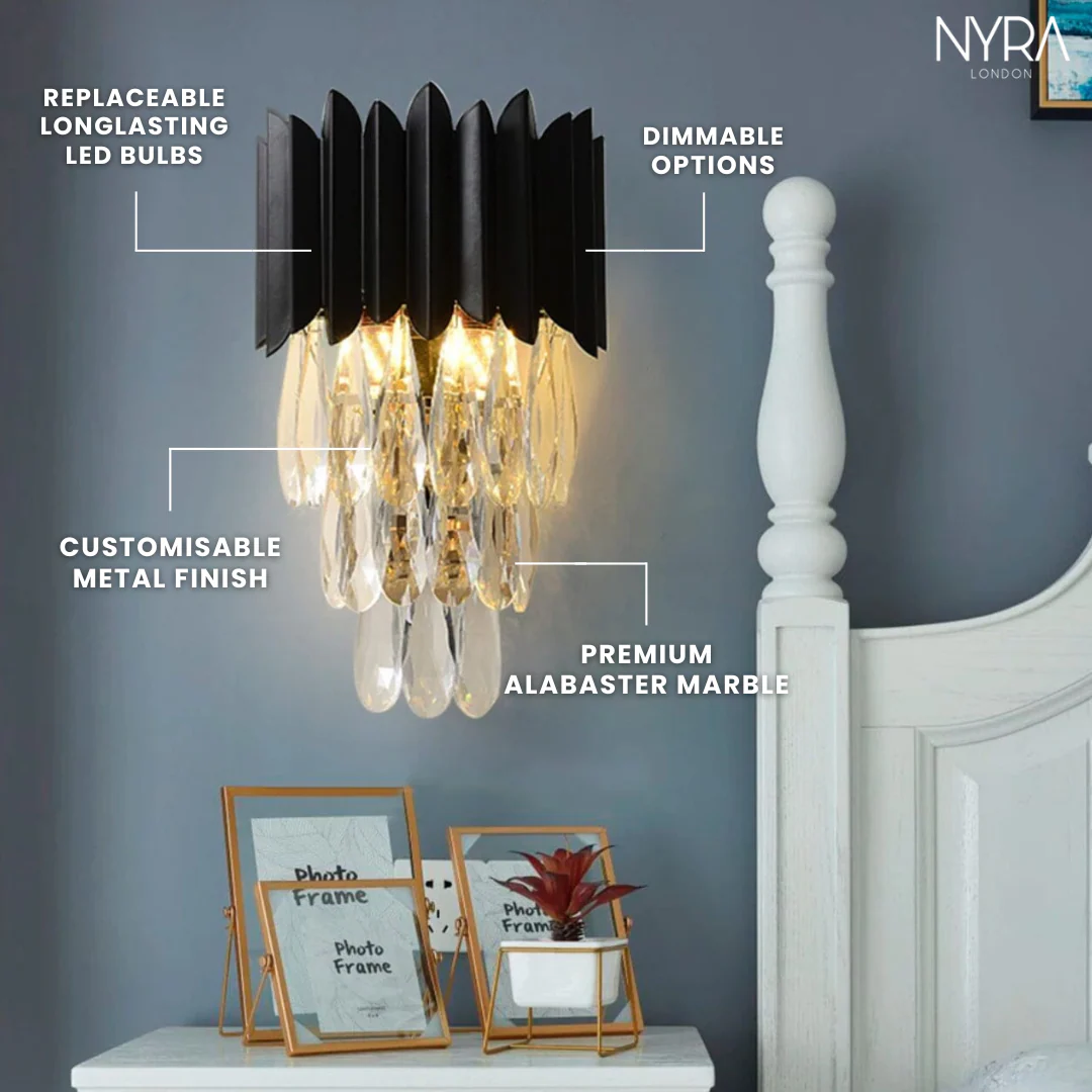 Serena Crystal Wall Lamps - Image 5