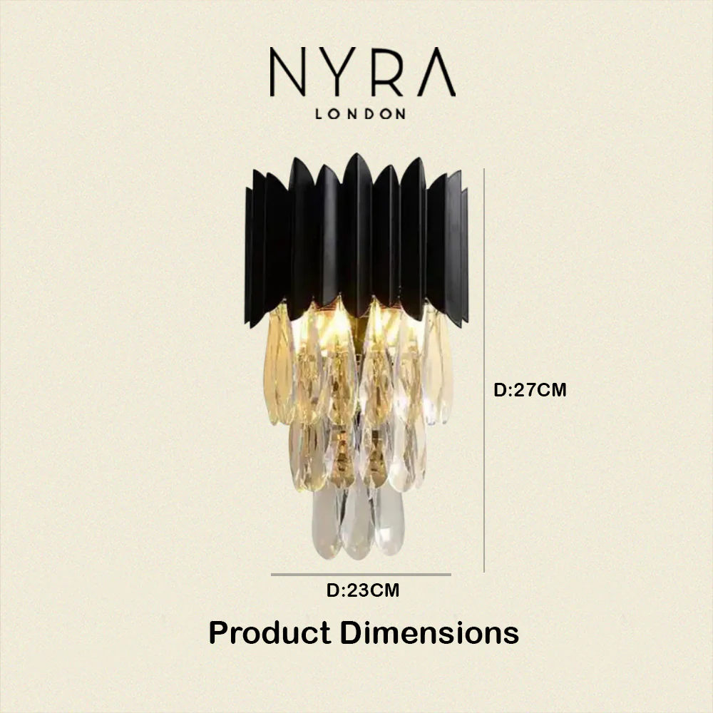 Serena Crystal Wall Lamps - Image 6