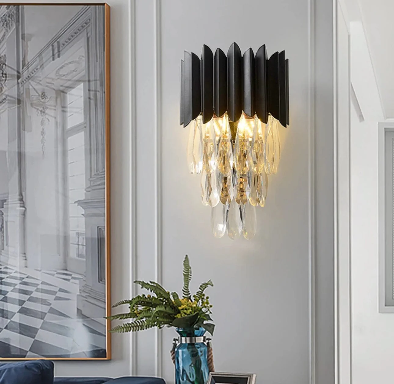Serena Crystal Wall Lamps - Image 9