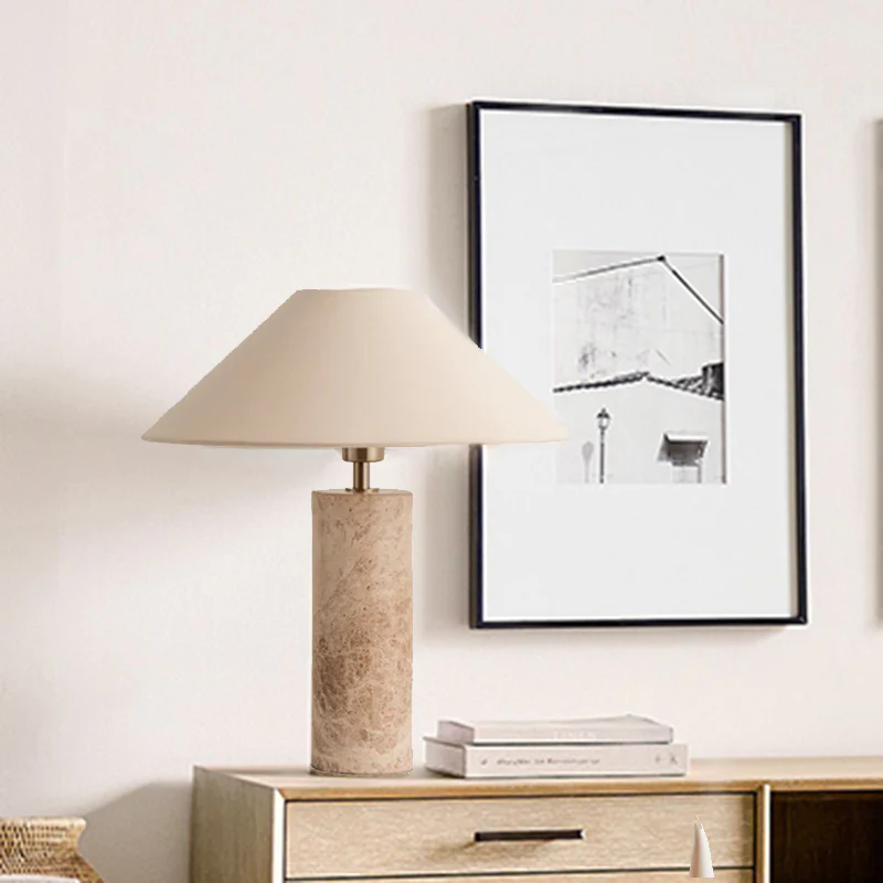 Serena Travertine Table Lamp - Image 3