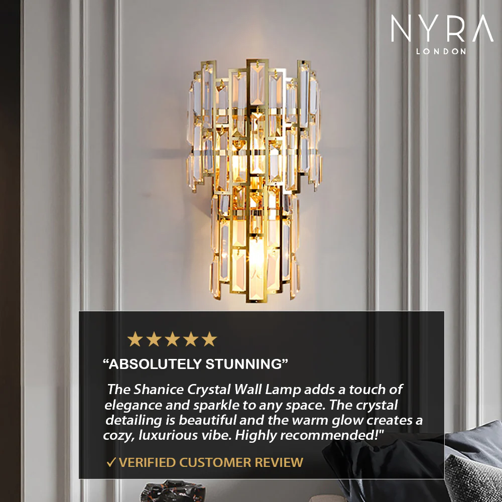 Shanice Crystal Wall Lamp - Image 4