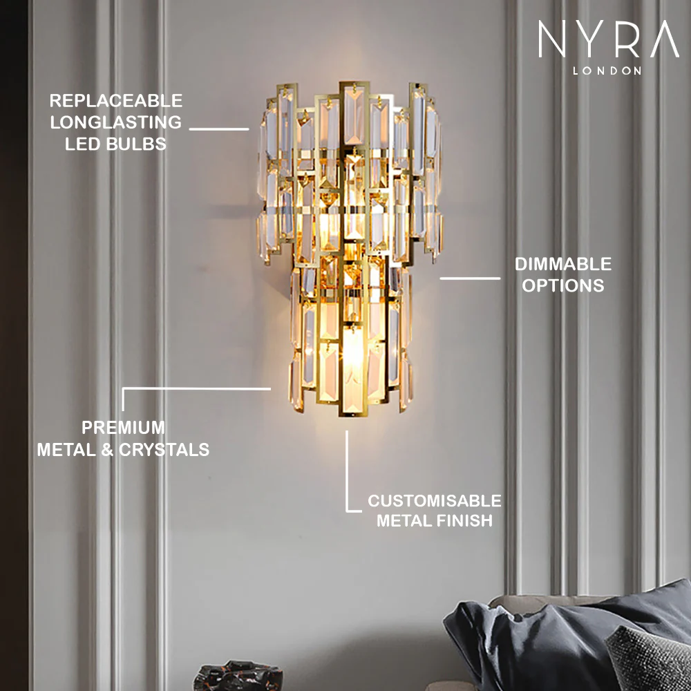 Shanice Crystal Wall Lamp - Image 5