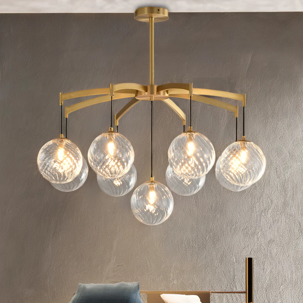Shineza Modern Bubble Glass Ball Chandeliers - Image 14