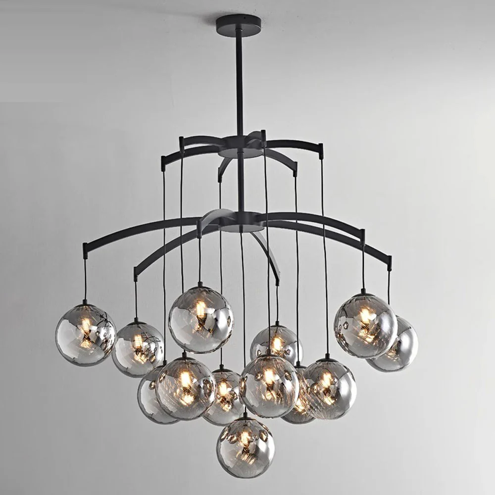 Shineza Modern Bubble Glass Ball Chandeliers - Image 15