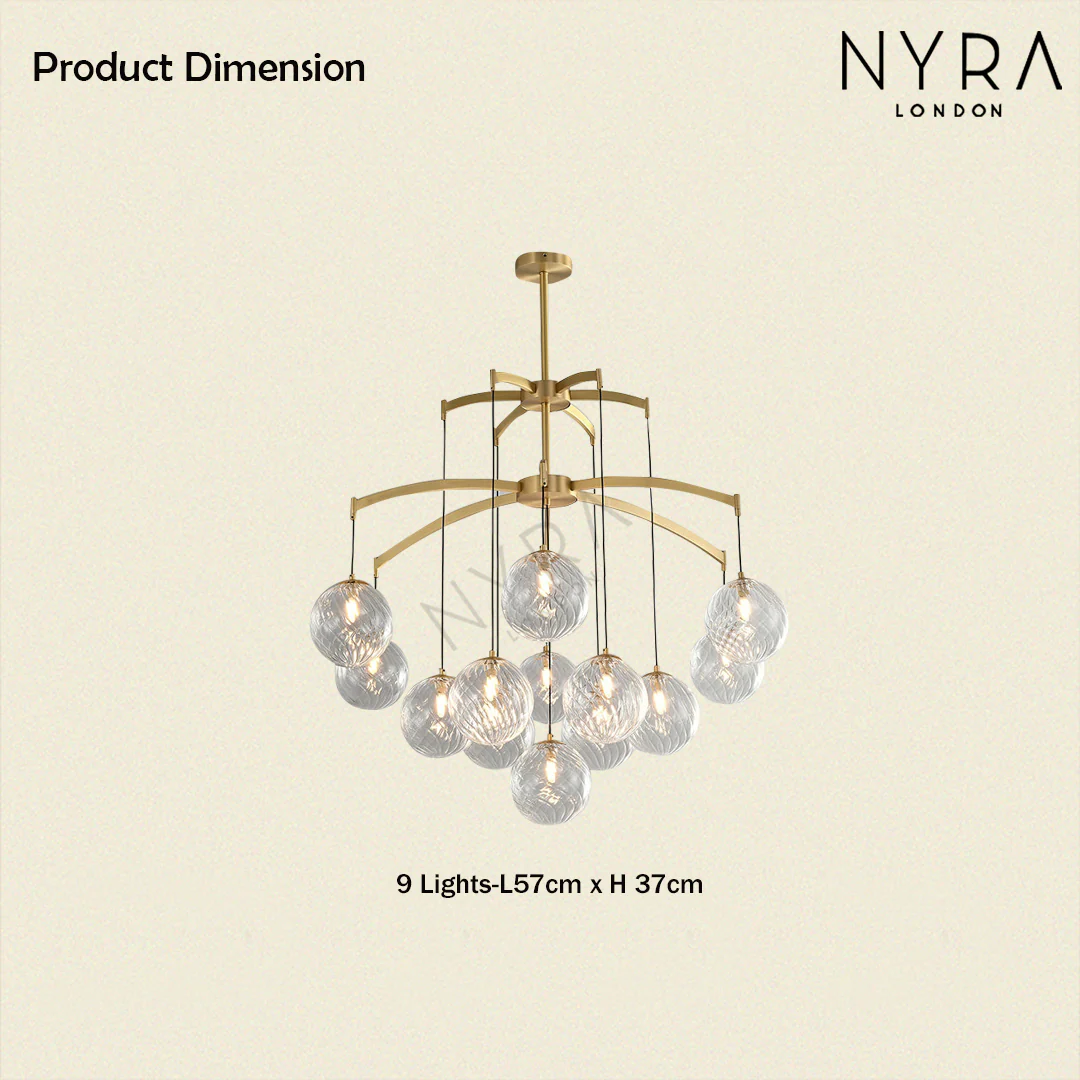 Shineza Modern Bubble Glass Ball Chandeliers - Image 20