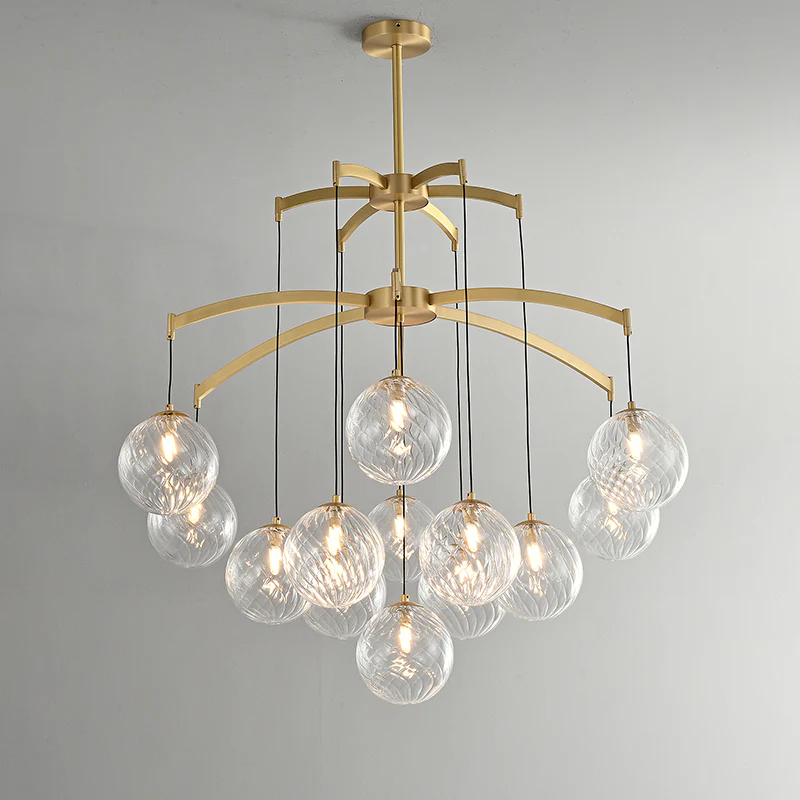 Shineza Modern Bubble Glass Ball Chandeliers - Image 9