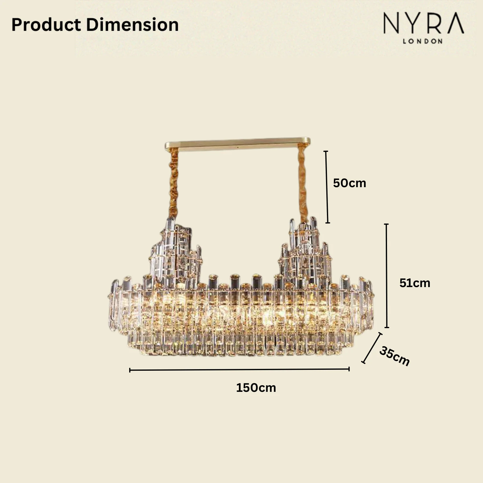 Shinora Crystal Chandeliers - Image 7