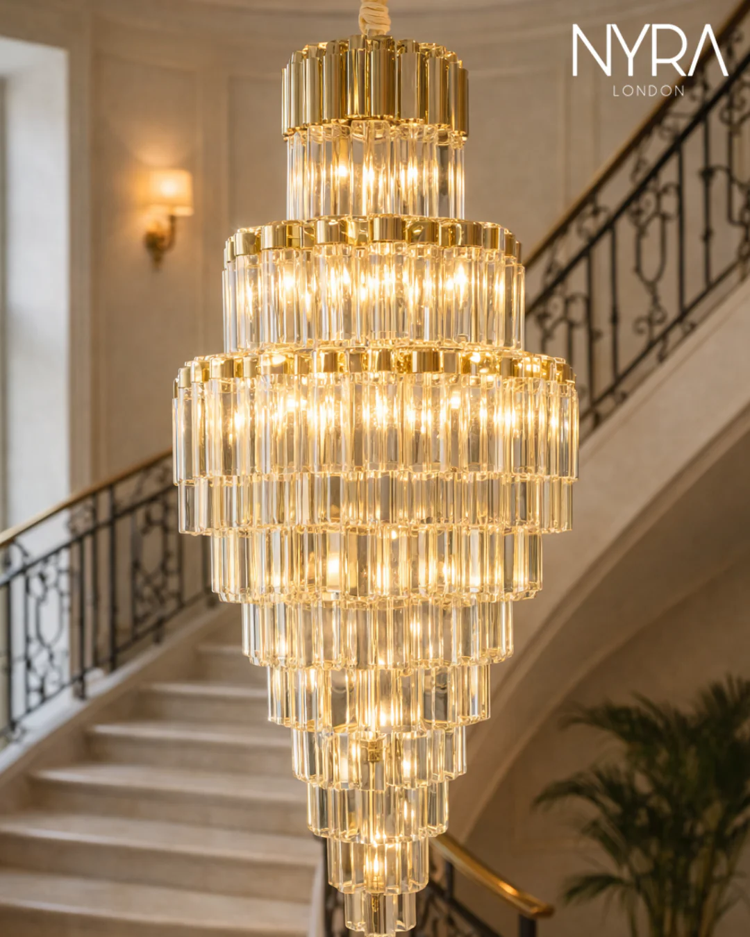 Shyra Staircase Crystal Chandelier - Image 2