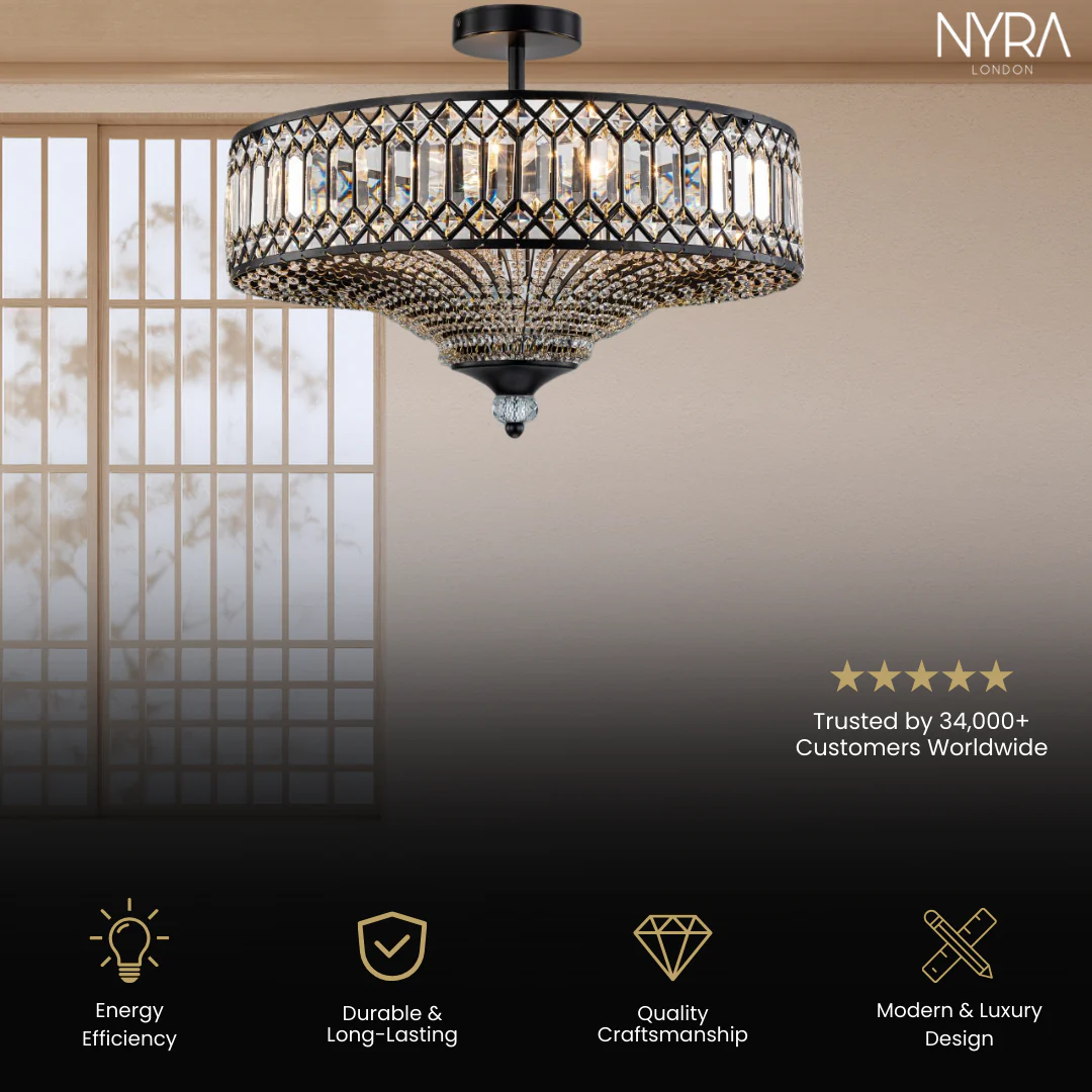 Sienna Crystal Round Chandeliers - Image 3