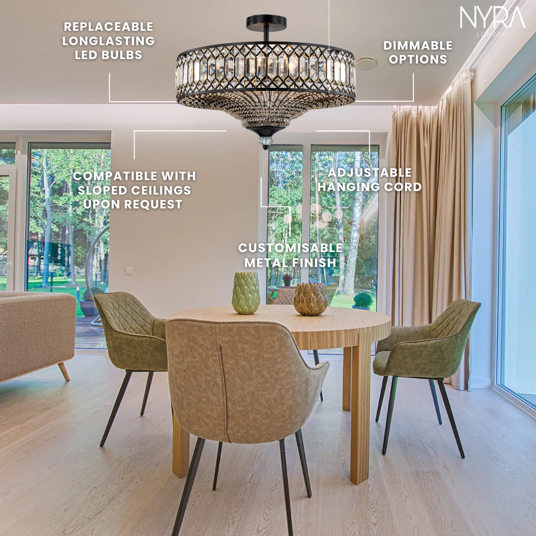 Sienna Crystal Round Chandeliers - Image 5