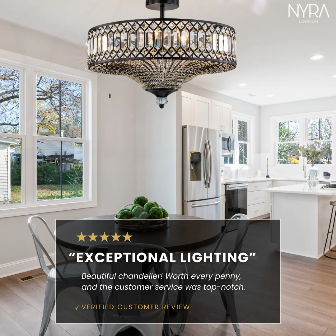Sienna Crystal Round Chandeliers - Image 6