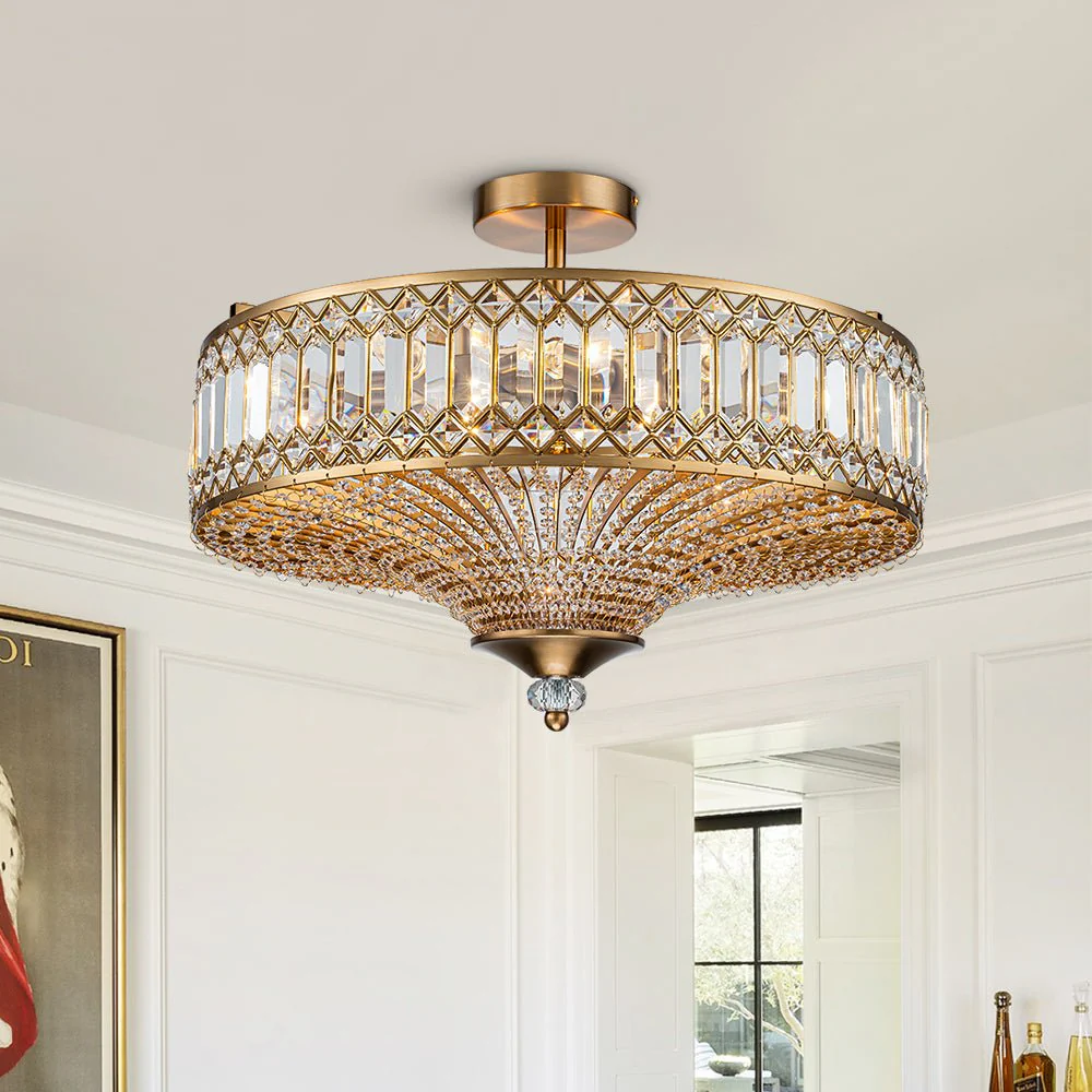 Sienna Crystal Round Chandeliers - Image 8