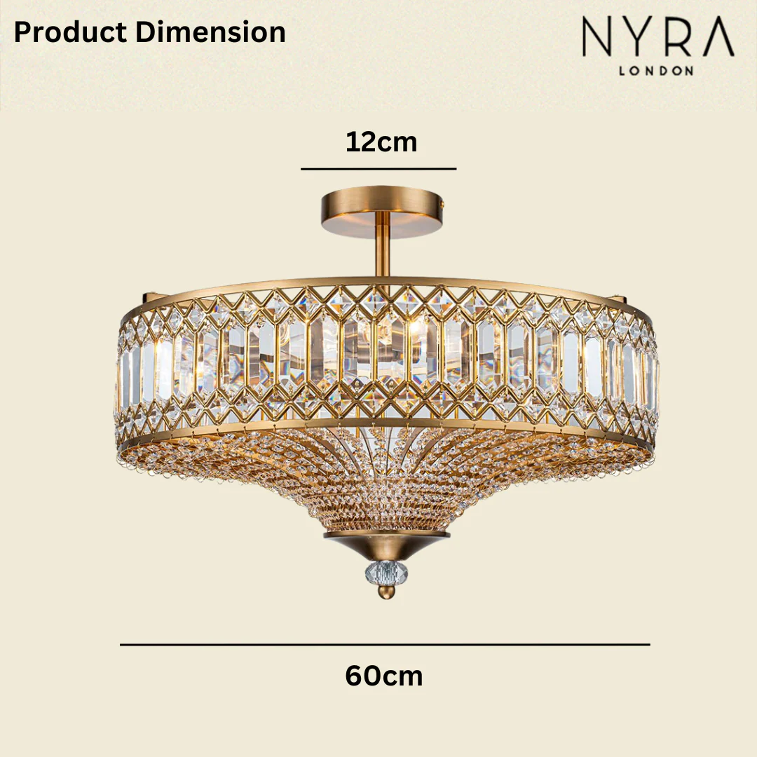 Sienna Crystal Round Chandeliers - Image 9