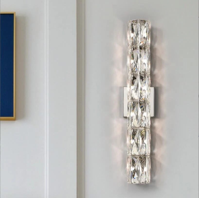 Silver Spark Crystal Wall Lamp - Image 6