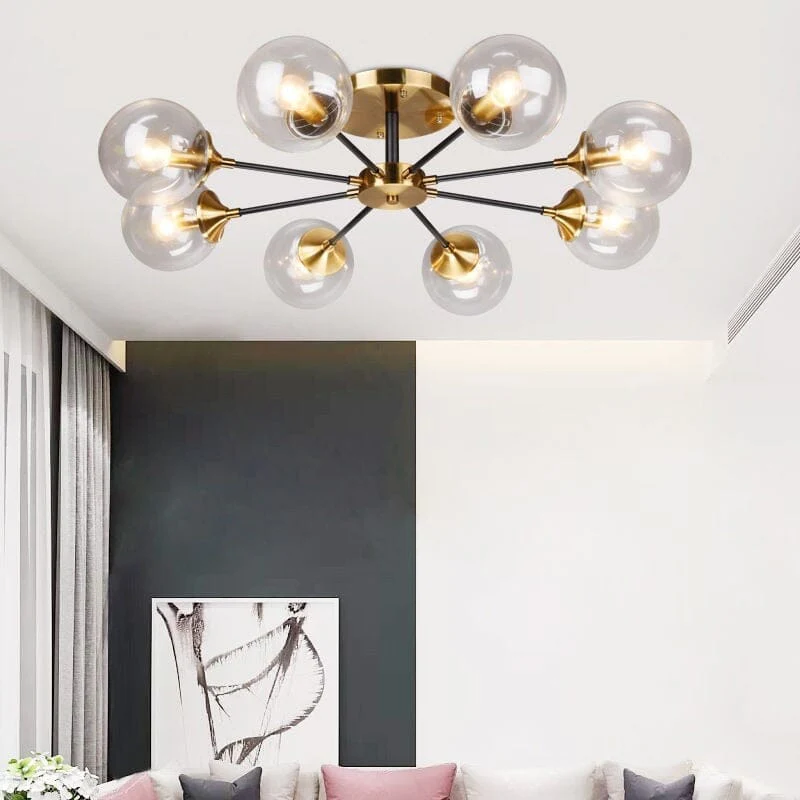 Jade Glass Ball Chandelier - Image 11