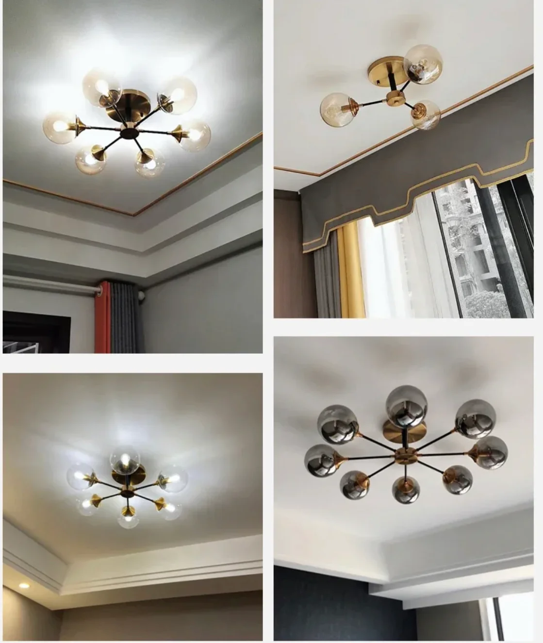Jade Glass Ball Chandelier - Image 12