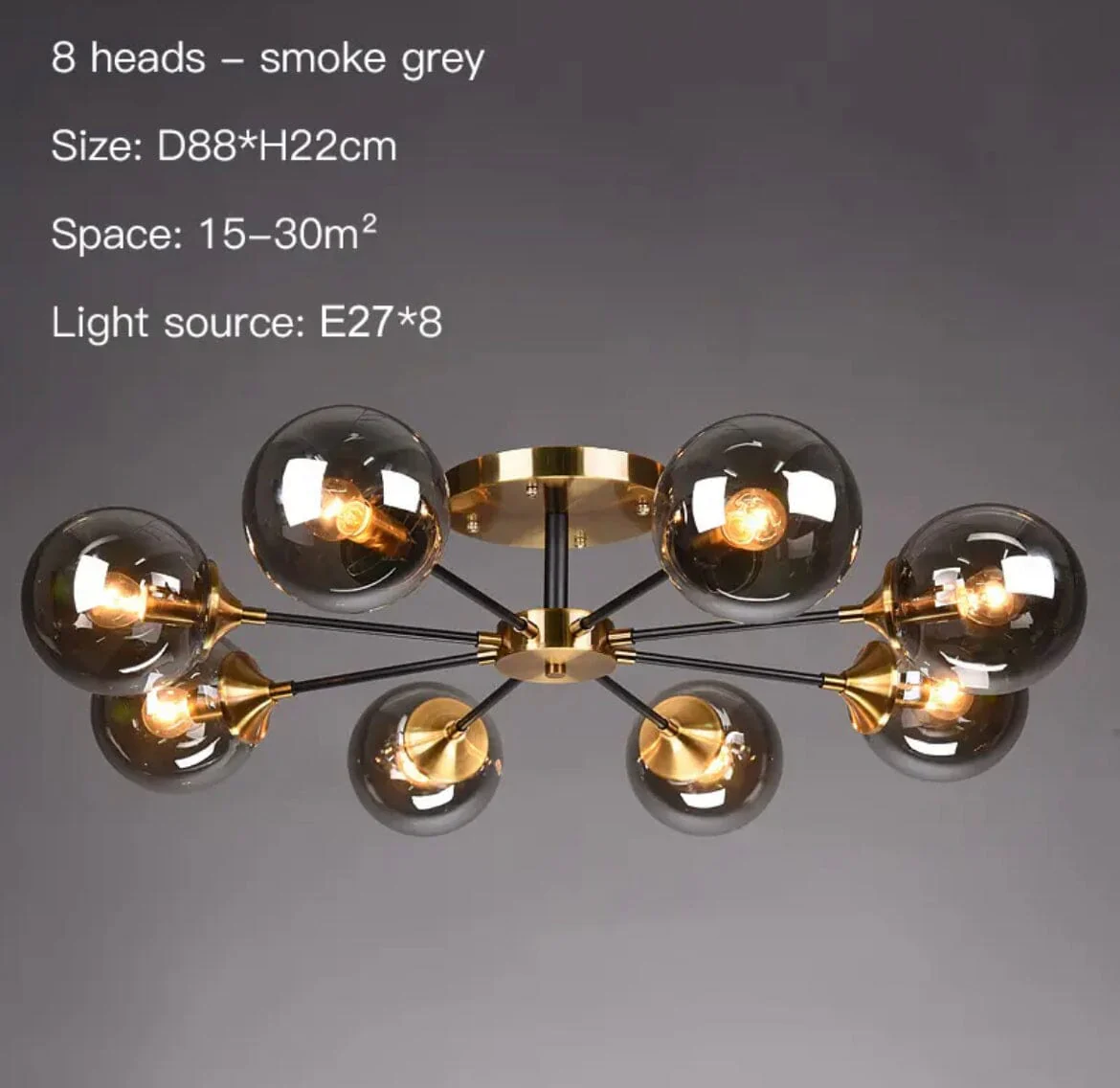 Jade Glass Ball Chandelier - Image 13