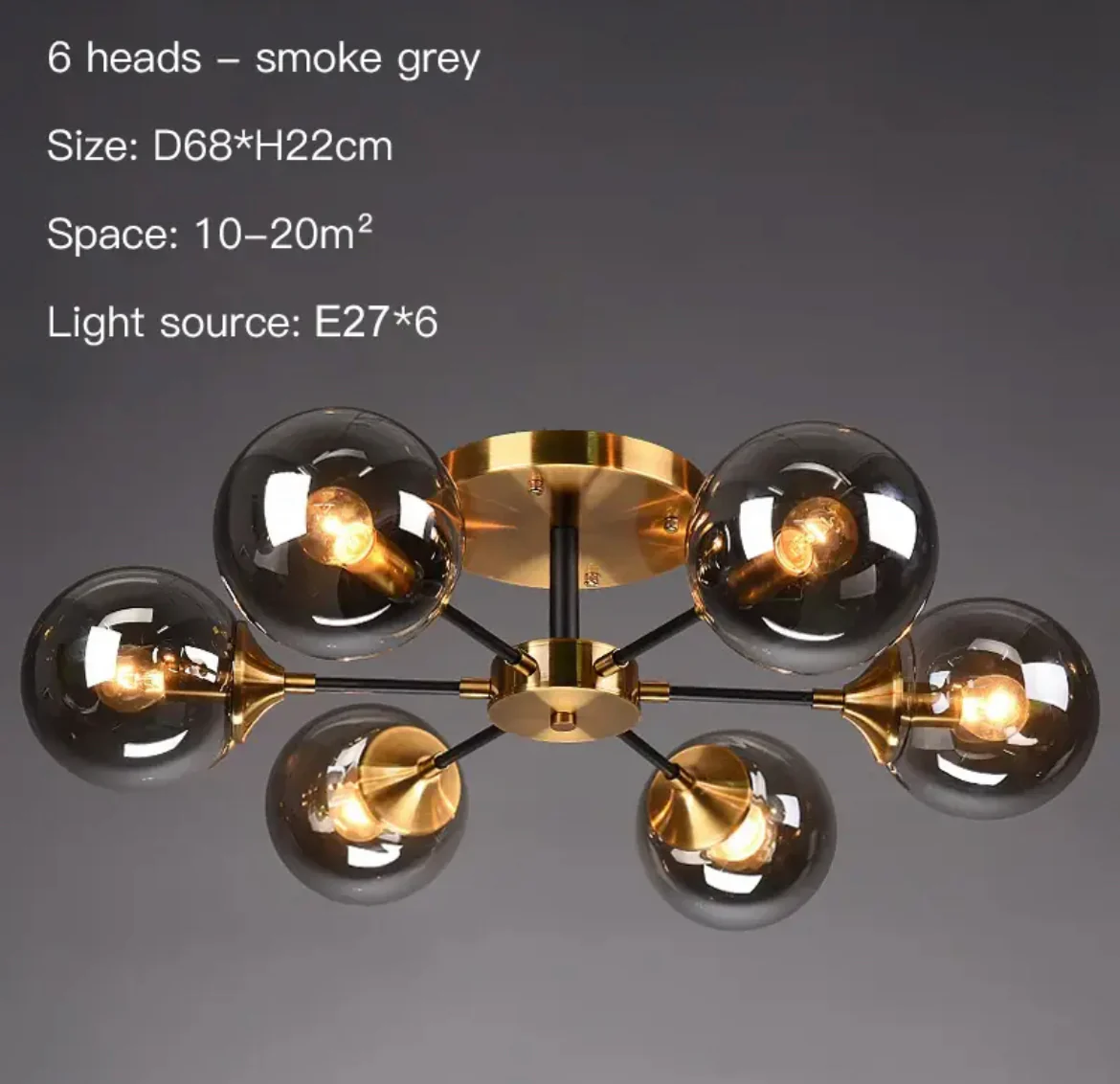 Jade Glass Ball Chandelier - Image 15