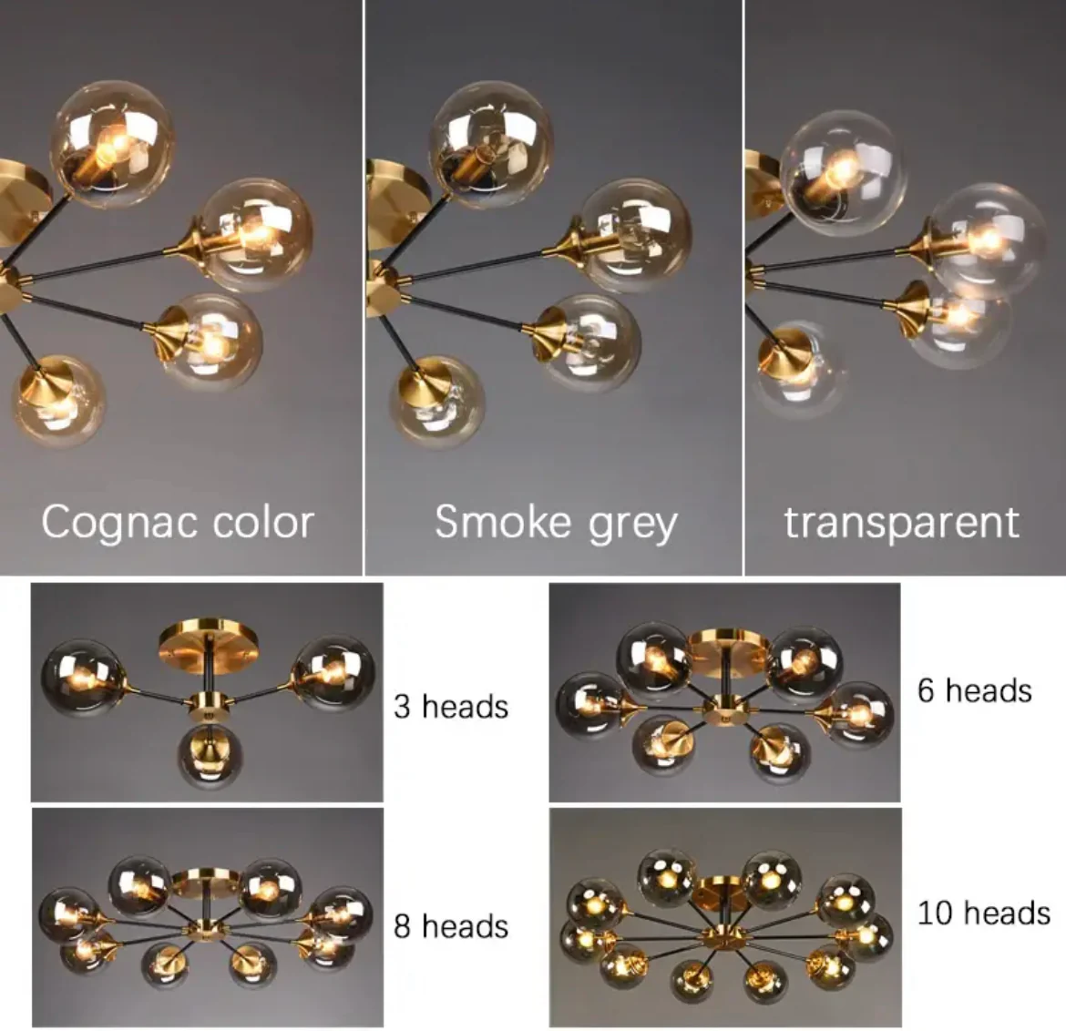 Jade Glass Ball Chandelier - Image 16