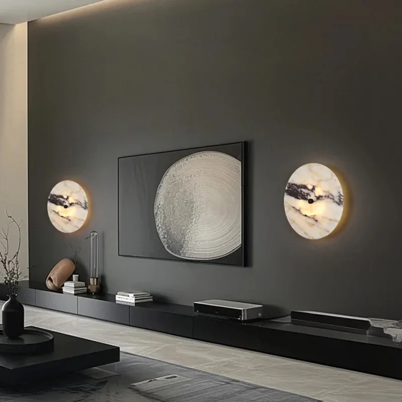 Solstice Modern Marble Wall Lamp - Image 4