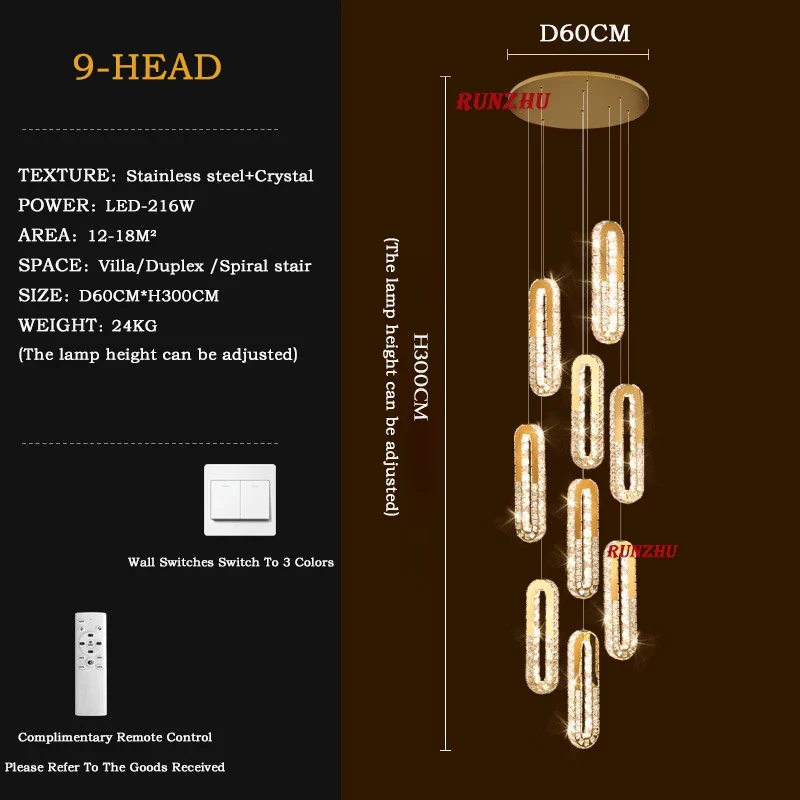 Somerset Staircase Chandelier - Image 26