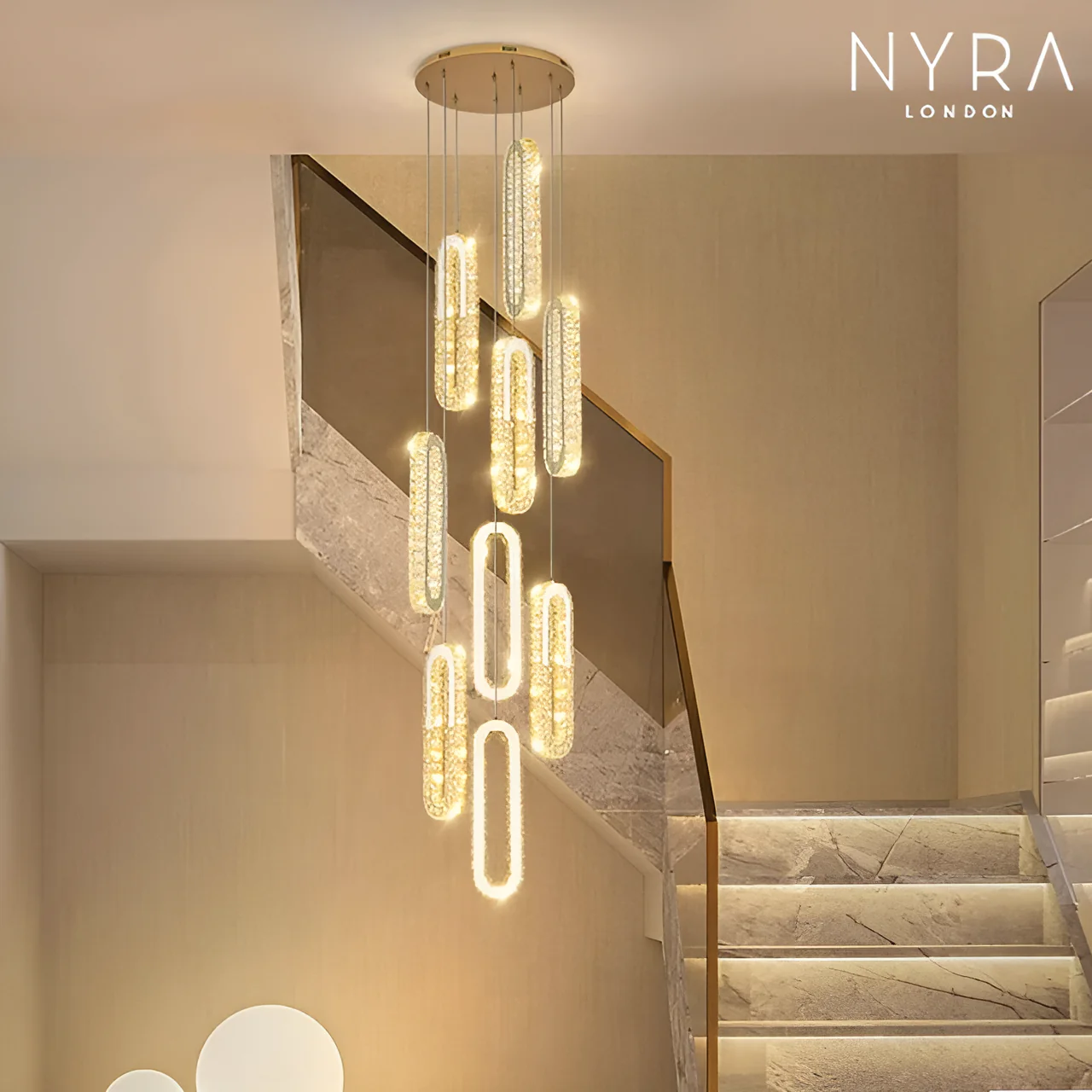 Somerset Staircase Chandelier - Image 9