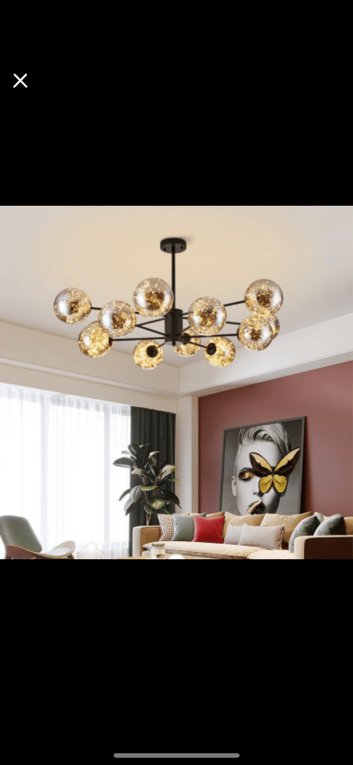 Magic Bean Glass Chandelier - Image 8