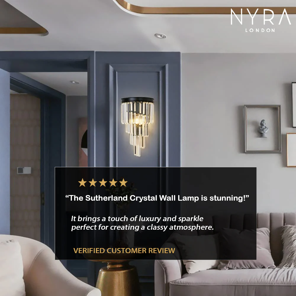 Sutherland Crystal Wall Lamp - Image 4
