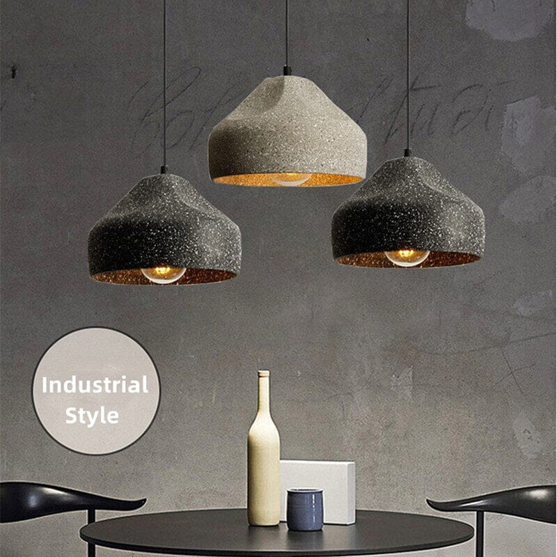 Terrazzo Industrial Style Cement Chandelier - Image 2