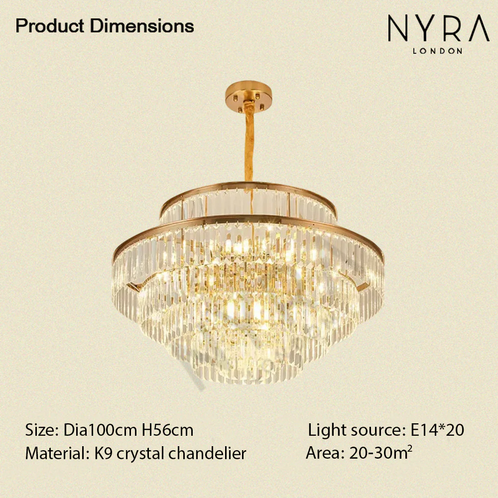 The Crystal Arden Chandelier - Image 14
