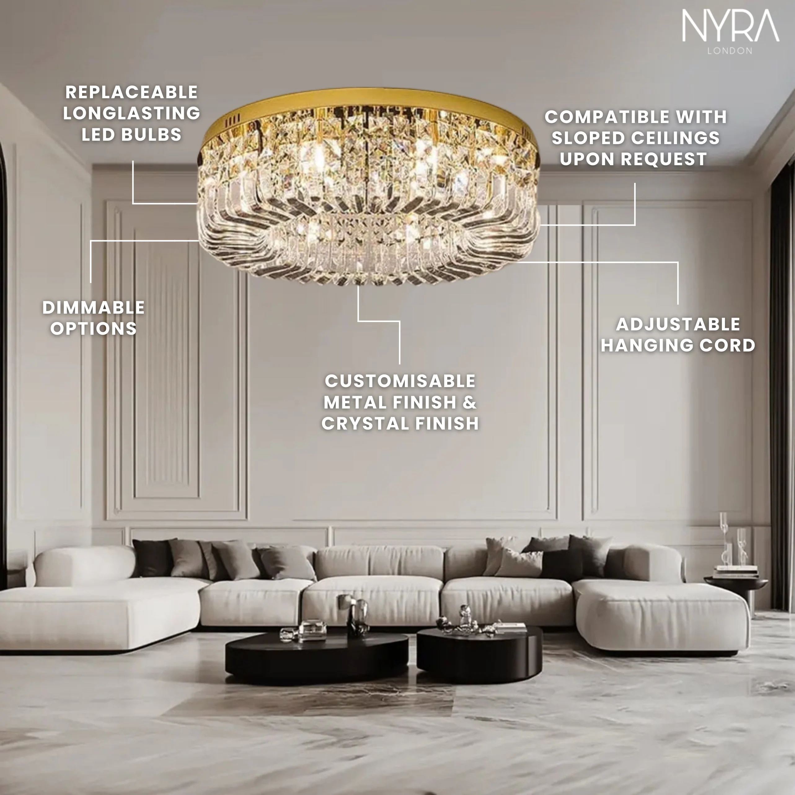The Royal Ring Chandelier - Image 5