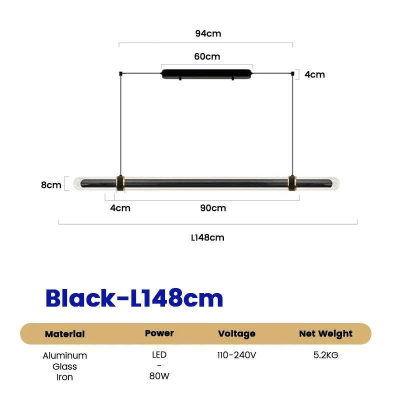 Time Tunnel Linear Pendant - Image 16