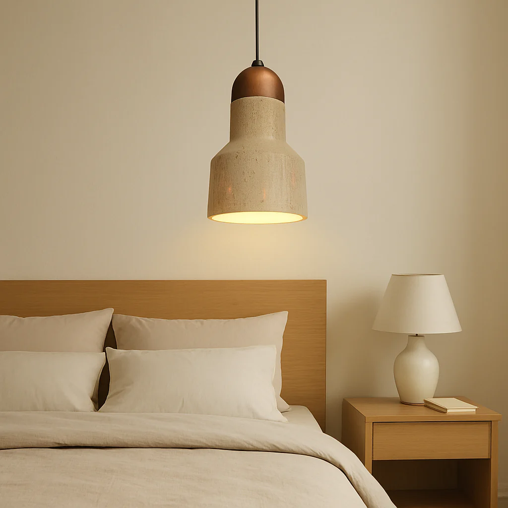 Travertine Round Wabi Pendants - Image 5