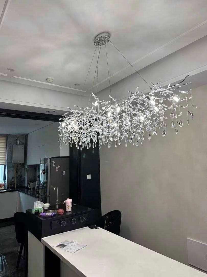 NYRA Chrome Branch Chandelier - Image 11