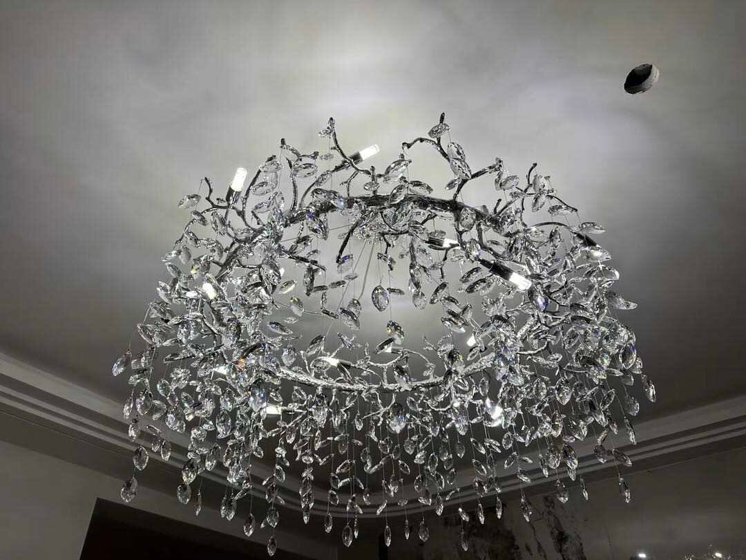 NYRA Chrome Branch Chandelier - Image 12