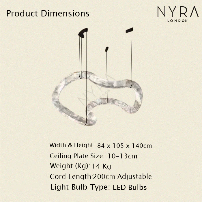 Vaaz Alabaster Chandelier - Image 6