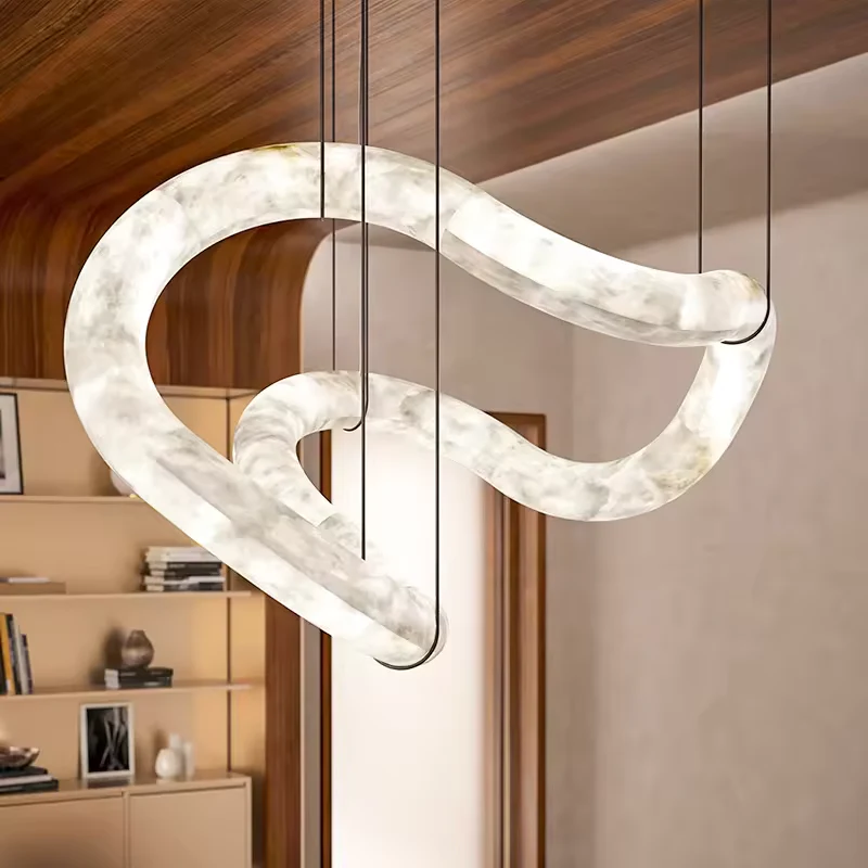Vaaz Alabaster Chandelier - Image 8