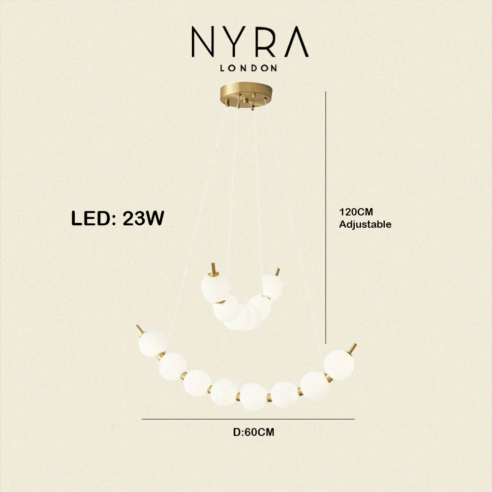 Vera Pearl Spiral Chandelier - Image 28