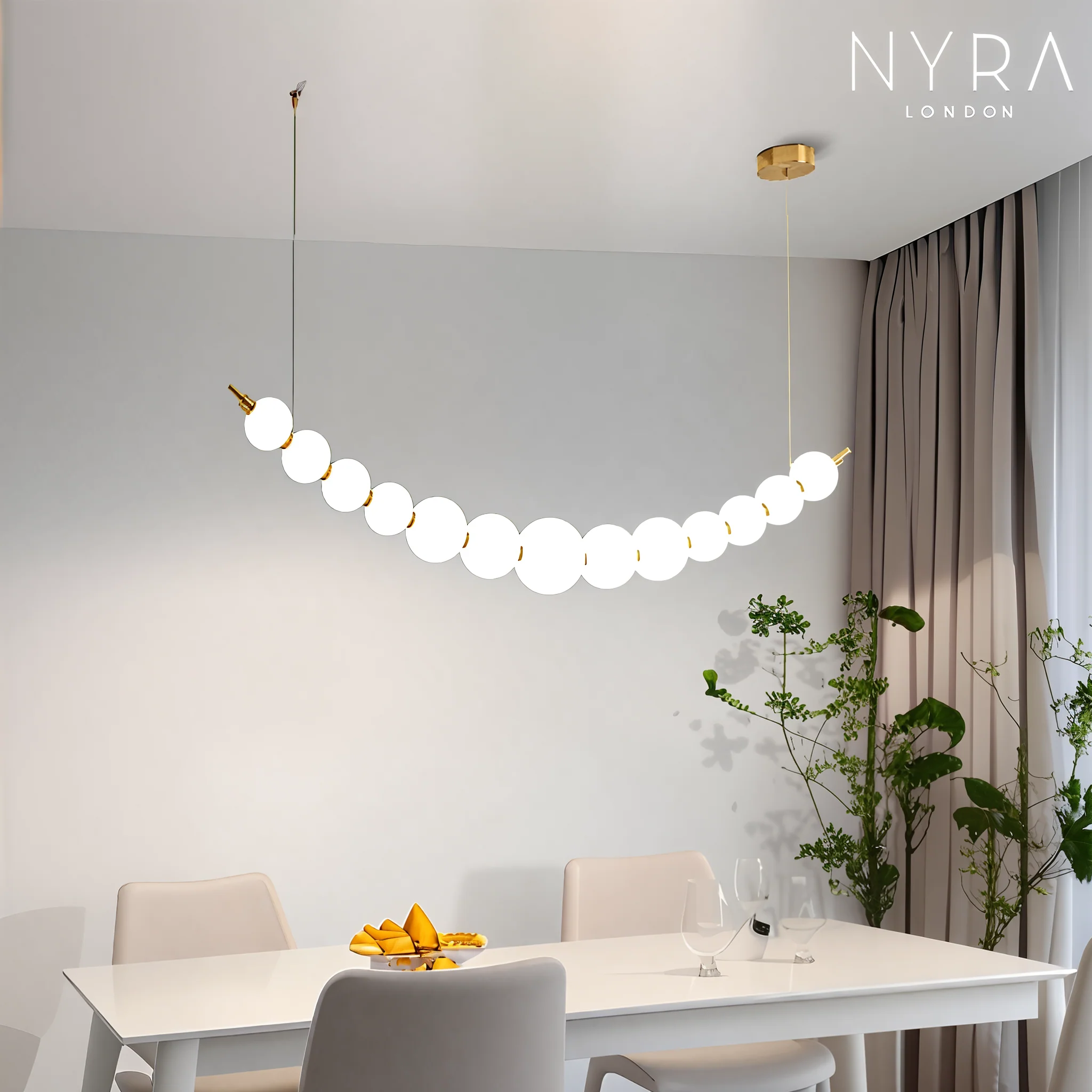 Vera Pearl Spiral Chandelier - Image 7