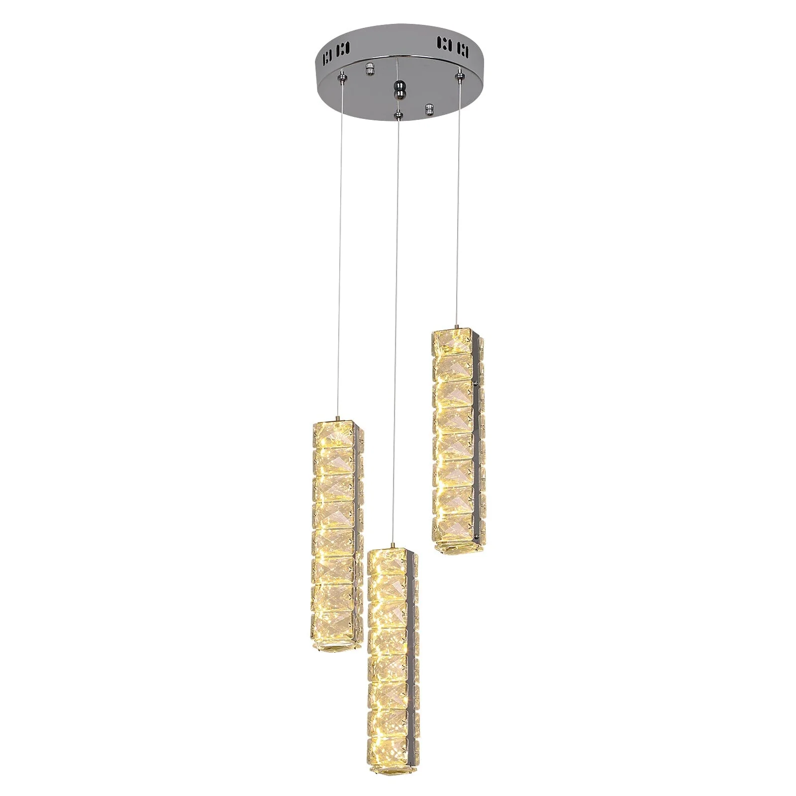 Vertical Crystal Luxury LED Chandelier - Image 11