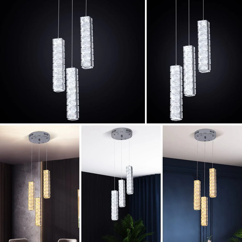 Vertical Crystal Luxury LED Chandelier - Image 25