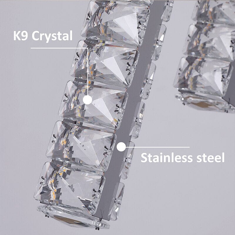 Vertical Crystal Luxury LED Chandelier - Image 3