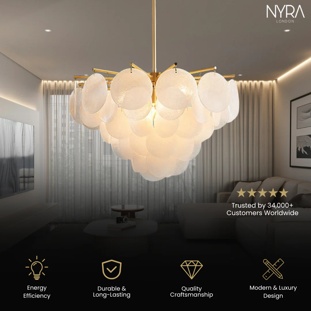 Victoria Frosted Glass Lamp - Image 3