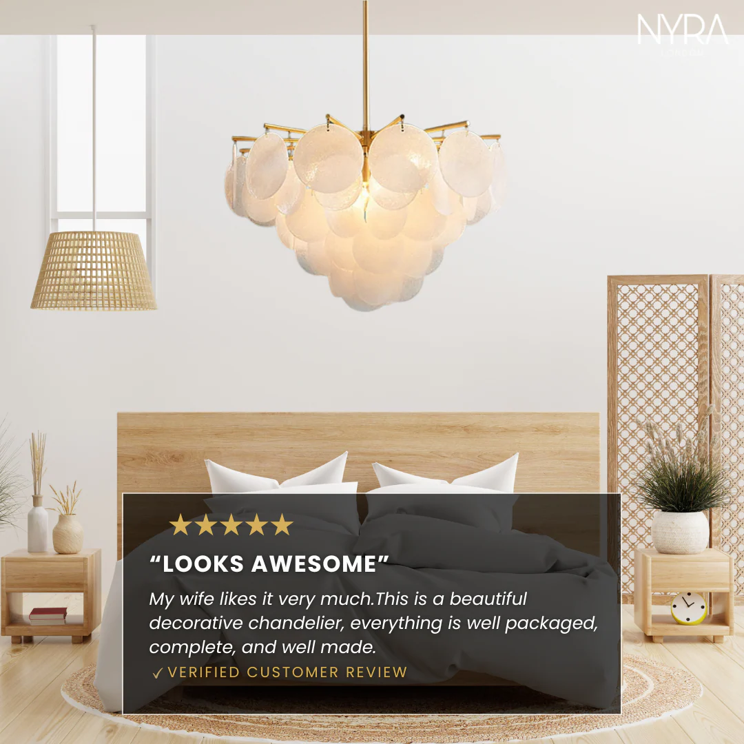 Victoria Frosted Glass Lamp - Image 5